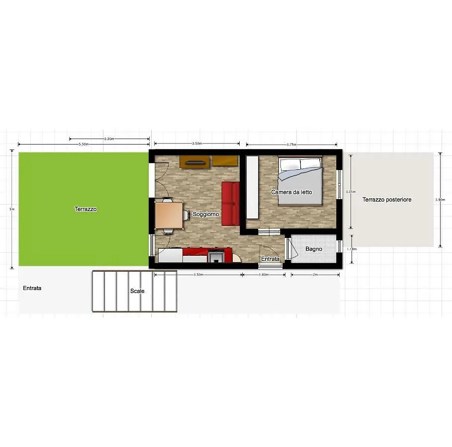 Appartamento Holiday Rimini 100Mt Dal Mare Apartamento
